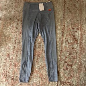 Nike One Luxe Mid Rise Full Length Baby Blue Leggings Size Medium